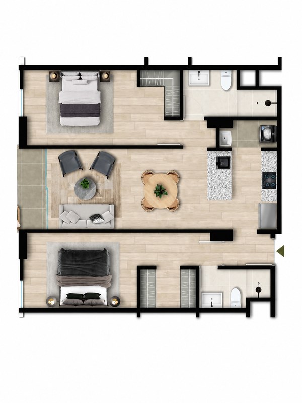 Miraflores - Plano del departamento